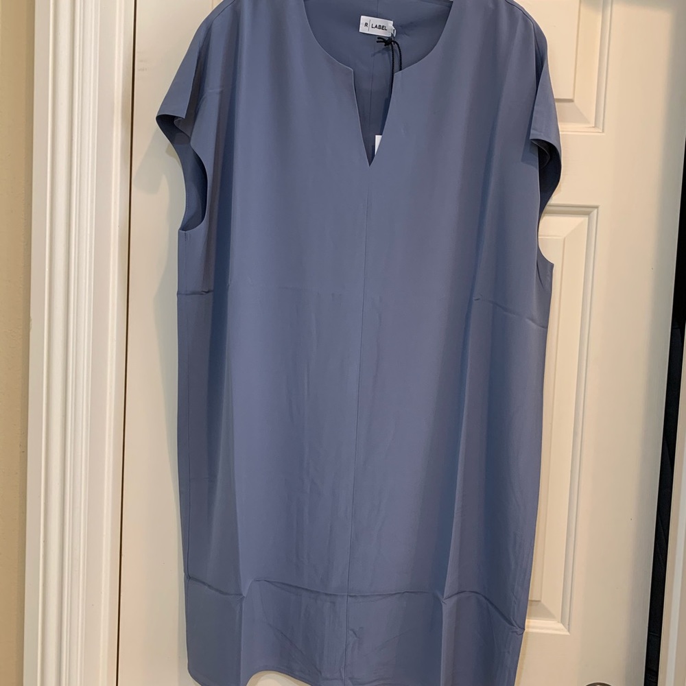 Silk Tunic V Dress - R Label -The Reset